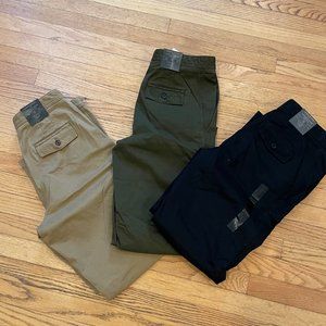 Banana Republic authentic chino high rise size 10 - colors Khaki, olive, & black